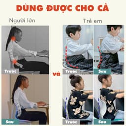 Thumbnail Ghế Công Thái Học Chống Gù Lưng, Ghế Văn Phòng Giúp Ngồi Thẳng Lưng Phù Hợp Trẻ Em Sinh Viên Người Làm Việc Hãng Amalife 2