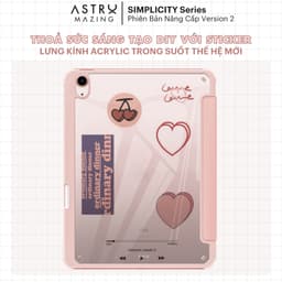 Thumbnail Bao da DIY D02 lưng kính chống ố vàng dành cho iPad DIY V2 AstroMazing - Case cho Pro 11 Air 4 5 Gen 9 3