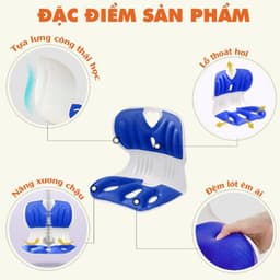 Thumbnail Ghế Công Thái Học Văn Phòng Chính Hãng Amalife Chống Gù Lưng Chống Mỏi Cột Sống Cho Trẻ Em Học Sinh Người Lớn 2
