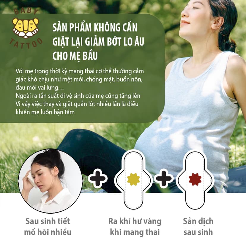 Ảnh Quần Lót Giấy BABY TATTOO, Quần Lót Sử Dụng 1 Lần Cho Chị Em Phụ Nữ Và Mẹ Bầu 1