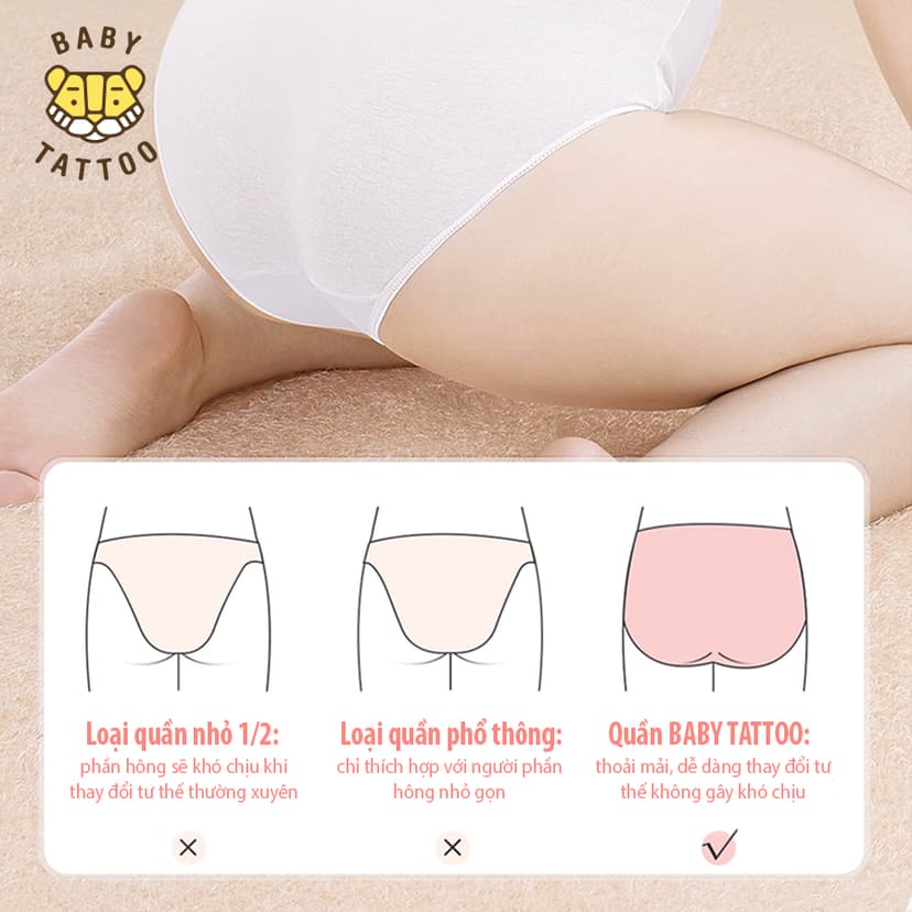 Ảnh Quần Lót Giấy BABY TATTOO, Quần Lót Sử Dụng 1 Lần Cho Chị Em Phụ Nữ Và Mẹ Bầu 3
