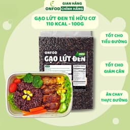 Thumbnail Gạo lứt đen hữu cơ ăn kiêng giảm cân healthy eatclean thực dưỡng 500g 1kg - onfod 1
