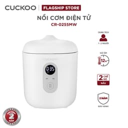 Thumbnail Nồi cơm điện Mini Cuckoo 0.36L CR-0255MW - Lòng nồi chống dính - Hàng chính hãng 1