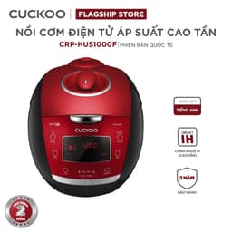Thumbnail Nồi cơm điện tử áp suất cao tần Cuckoo 1.8 lít CRP-HUS1000F màu đỏ- lòng nồi chống dính cao cấp phủ Xwall Black shine 1