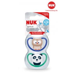 Thumbnail Bộ 2 ti giả Silicone Nuk Space S1/S2/S3 3