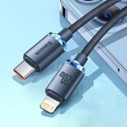 Thumbnail Cáp BASEUS Crystal Shine Series Type-C to Lightning 20W 1