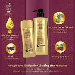 Thumbnail Bộ Dầu gội 450ml và Dầu xả 300ml Nguyên Xuân bồng bềnh - Dành cho tóc dầu bết 4