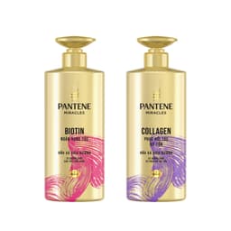Thumbnail Dầu Xả Siêu Dưỡng PANTENE Miracles Ngăn Rụng Tóc Biotin/ Phục Hồi Hư Tổn Collagen - Chai 480ML 2
