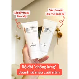 Thumbnail Sữa rửa mặt dưỡng da Lanci Sakura Cleanser hỗ trợ cấp ẩm làm trắng da mặt 100g K Naturals 3