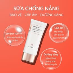 Thumbnail Sữa chống nắng Lanci UV Milky Multi Protection & Brightening 50g làm sáng ngừa tia UV giúp bảo vệ da 3