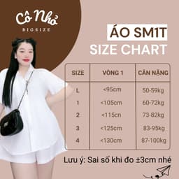 Thumbnail Áo Sơ Mi Bigsize Nữ Tay Ngắn Form Rộng Basic Có Túi Vải Lụa Mềm Mát Không Nhăn SM1T 1