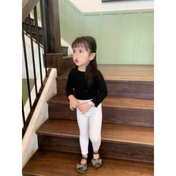 Thumbnail Quần Legging Dài Bé Gái Vải Zip Chất Lượng Cao BabyBoo - PiBo Store - T2 2