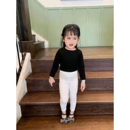 Thumbnail Quần Legging Dài Bé Gái Vải Zip Chất Lượng Cao BabyBoo - PiBo Store - T2 1