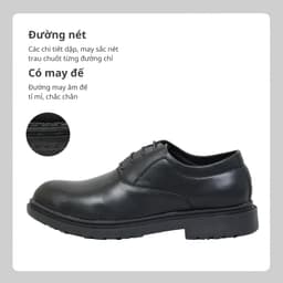 Thumbnail Giày công sở oxford da thời trang INICHI G1221 đế cao su 2 tầng có may đế 3
