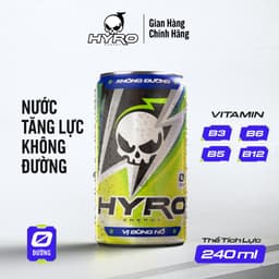 Thumbnail Thùng 24 lon nước tăng lực Hyro không bổ sung đường 4