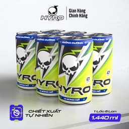 Thumbnail 6 lon nước tăng lực Hyro không bổ sung đường 4
