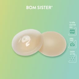 Thumbnail Cặp dán nhũ silicon màu da, dán nhiệt tự thân, dán nhũ có keo,dùng nhiều lần BOM Sister D883 - D885 2