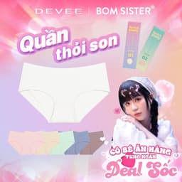 Thumbnail BOM Sister x Ngọc Trinh-Combo 5 quần lót thỏi son chất liệu su mát cao cấp, quần lót Nữ chống lộ viền, không bung MP2205 2