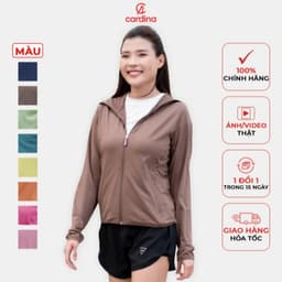 Thumbnail Áo Chống Nắng Nữ 𝐂𝐀𝐑𝐃𝐈𝐍𝐀 1 Lớp Chất Thun Lạnh Aircool Nhật Bản Cao Cấp Chống Tia UV 2NF,4NMF01 1