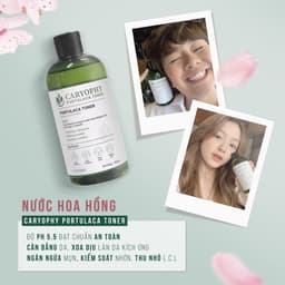 Thumbnail Toner da dầu mụn Caryophy Portulaca Hàn Quốc cấp ẩm ngừa mụn không cồn 300ml 2