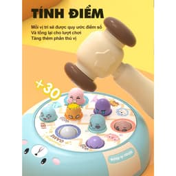 Thumbnail Đồ chơi đập chuột bằng cho bé xoay 360 độ BBT Global 4