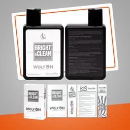 Thumbnail Dung Dịch Vệ Sinh Nam Giới Wolf ON Bright & Clean Dưỡng Sáng 1% Niacinamide Sạch Thơm Nam Tính 95ml 4