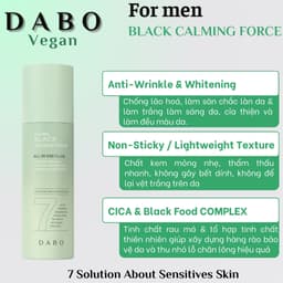 Thumbnail Tinh chất dưỡng da cho nam cao cấp DABO FOR MEN BLACK CALMING FORCE ALL IN ONE FLUID 120ML 3