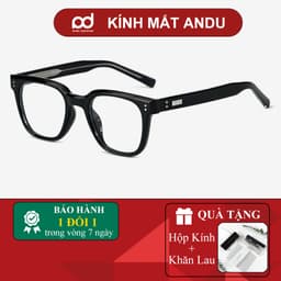 Thumbnail Gọng kính cận thời trang nam nữ ANDU EYEWEAR dáng vuông chống tia UV chất liệu nhựa cao cấp - 9136 1