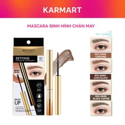 Thumbnail Macara Định Hình Chân Mày Browit Setting EyeBrow Mascara #02 Dark Caramel 2g 1