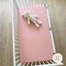 Thumbnail Ga nệm cũi tencel 60s cho bé PETIT BEBE bo thun họa tiết và màu trơn 3