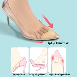 Thumbnail Miếng Lót Đệm Mũi Giày Eva MINSU M5530 Êm Chân Giúp Tăng Size Giày, Tránh Xước Ngón Chân 1