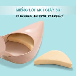 Thumbnail Miếng Lót Đệm Mũi Giày Eva MINSU M5530 Êm Chân Giúp Tăng Size Giày, Tránh Xước Ngón Chân 3