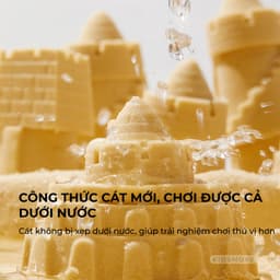 Thumbnail Cát động lực cho bé Mideer an toàn kèm khuôn dụng cụ, cát trọng lực dẻo tạo hình Magic Sand Play 3