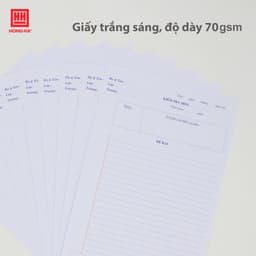 Thumbnail Giấy kiểm tra kẻ ngang Hồng Hà - 4933 2