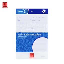 Thumbnail Giấy kiểm tra kẻ ngang Hồng Hà - 4933 3