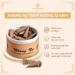 Thumbnail Nụ trầm hương cao cấp 12 năm Thiên Mộc Hương trầm hương tự nhiên 12 năm khói ngược xông nhà tẩy uế 2