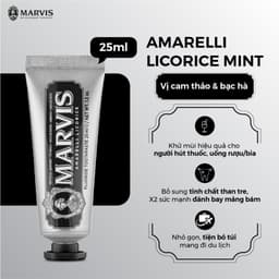 Thumbnail Kem Đánh Răng Marvis Trắng Răng, Thơm Miệng 25ml và 85ml - Marvis 3