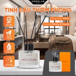 Thumbnail Nước hoa thơm phòng cao cấp mùi nước hoa PEONY & SUEDE - JO Mlone mùi hương sang trọng, tinh khiết 100ml_HOMELAB 2