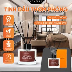 Thumbnail Tinh dầu thơm phòng mùi nước hoa BACCARAT ROUGE- Kurkdjian , mùi hot của thế giới 100ml_HOMELAB 2