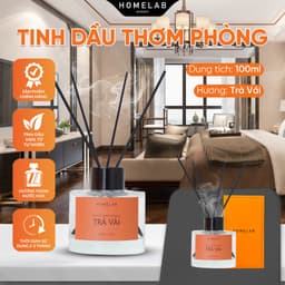 Thumbnail Nước hoa thơm phòng mùi TRÀ VẢI - Best seller, nước hoa thơm phòng cao cấp 100ml_HOMELAB 2
