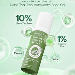 Thumbnail GEL chấm mụn Tràm Trà làm dịu, giảm sưng tấy, ngăn mụn mới, ngừa sẹo NANO TEA TREE ACNE-CARE SPOT GEL 15ML BIBALA 4