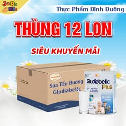 Thumbnail Một thùng 12 hộp Sữa Bột Cho Người Tiểu Đường Gludiabetic Plus Hộp 400G - ổn định đường huyết 1