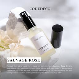 Thumbnail Xịt thơm quần áo hương nước hoa CODEDECO 30ml với 3 tầng hương, lưu hương lên tới 6h 2