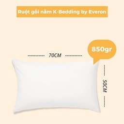 Thumbnail Ruột Gối Nằm 50x70 cm (1 cái) thương hiệu K-Bedding By Everon - Gòn bi cao cấp, êm ái, bảo vệ giấc ngủ ngon 4