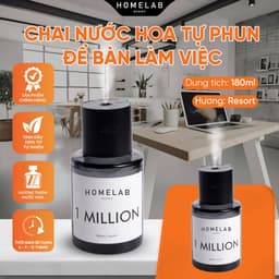 Thumbnail Chai nước hoa phòng phun tự động để bàn làm việc, bàn phòng khách & trong xe ôtô - Các mùi nước hoa niche - AI Automatic 3