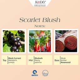Thumbnail Tinh Dầu Nước Hoa Kodo Scarlet Blush Hương Lý Chua Đen & Chanh Làm Thơm Phòng, Không Gian - Black Collection - 15/100ml 1