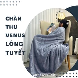 Thumbnail Chăn Lông Cừu Mỏng Lasante VENUS 1 Lớp Kích Thước Lớn 2mx2m3 Siêu Nhẹ Chỉ 1 Kg Dùng Văn Phòng, Sofa 1
