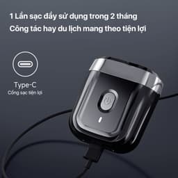 Thumbnail Combo máy cạo râu Enchen Mini 6 & máy tỉa lông mũi Enchen EN005 - Hàng chính hãng 4