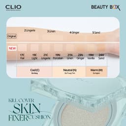 Thumbnail [Livestream Sam 4.5] Phấn Nước Clio Kiềm Dầu, Lâu Trôi Kill Cover Skin Fixer Cushion 15g (tặng kèm lõi) 4