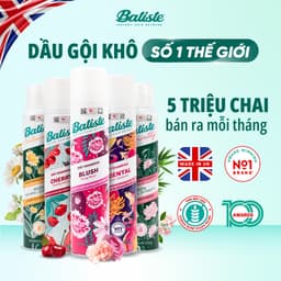 Thumbnail Dầu Gội Khô Batiste Dry Shampoo 200ml Hết Ngứa, Hết Bết Dính Tóc Bồng Bềnh Tức Thì 1